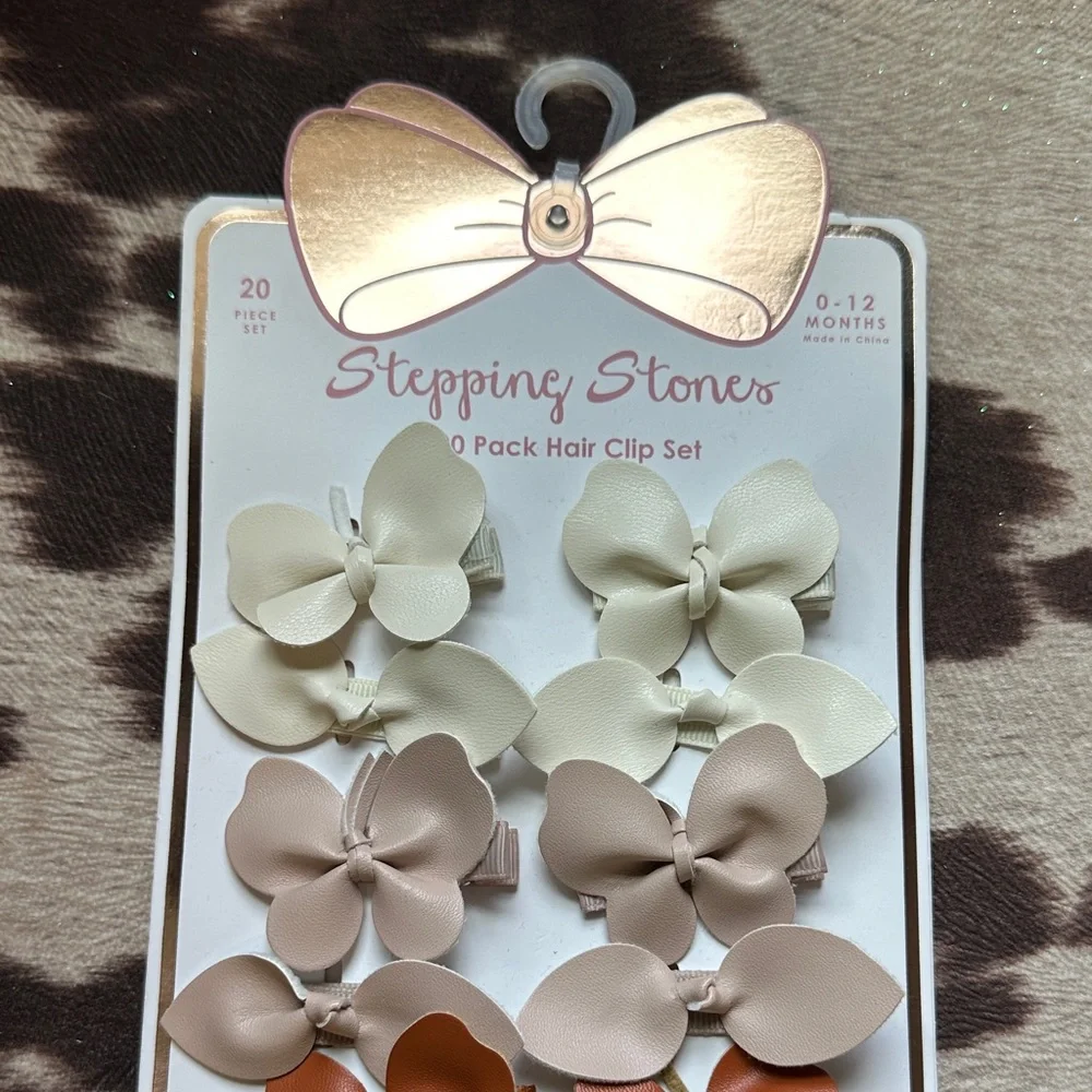 Stepping Stone Floral‎ Hair Clip Set - Multicolor